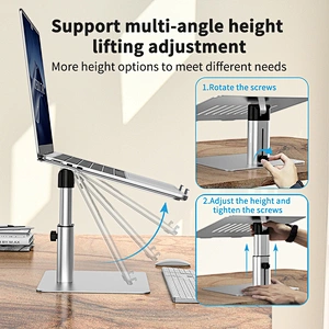 support rod liftable height aluminum laptop holder laptop stand adjustable
