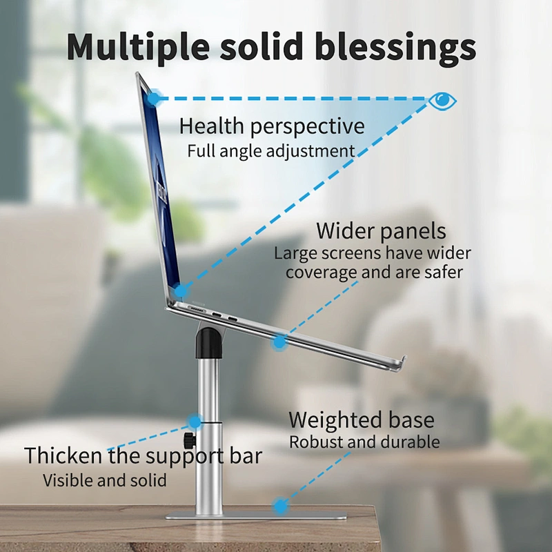 support rod liftable height aluminum laptop holder laptop stand adjustable